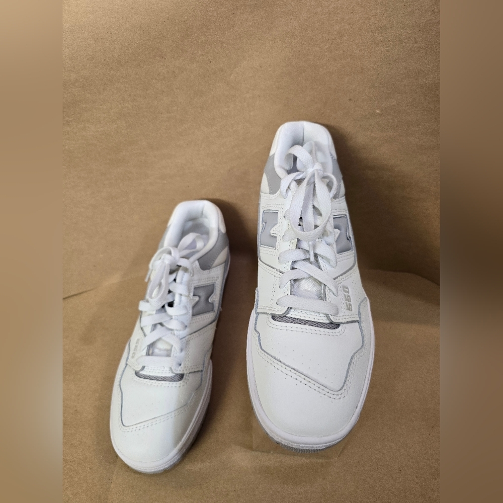 New Balance White and Gray Men's Sneakers